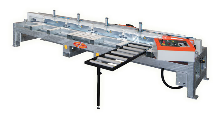 Masina de prelucrat marmura Manta JR Basic 45°, cap fix si invertor - 5.5 kW, 400V - Mondial-150813