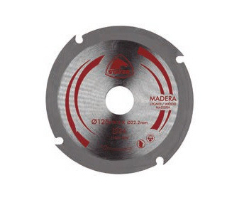 Panza circulara neplacata pentru lemn, DIM 125 x 22.2 mm - 2.197