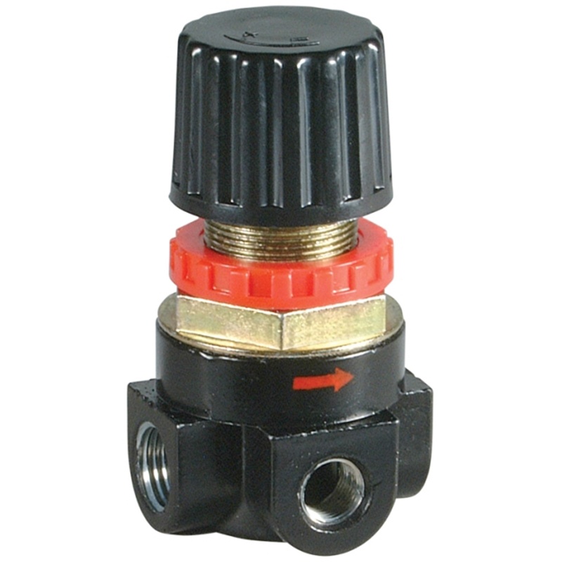 Reductor de presiune, 2 x 1/4", racord manometru 1/8", 12 bar