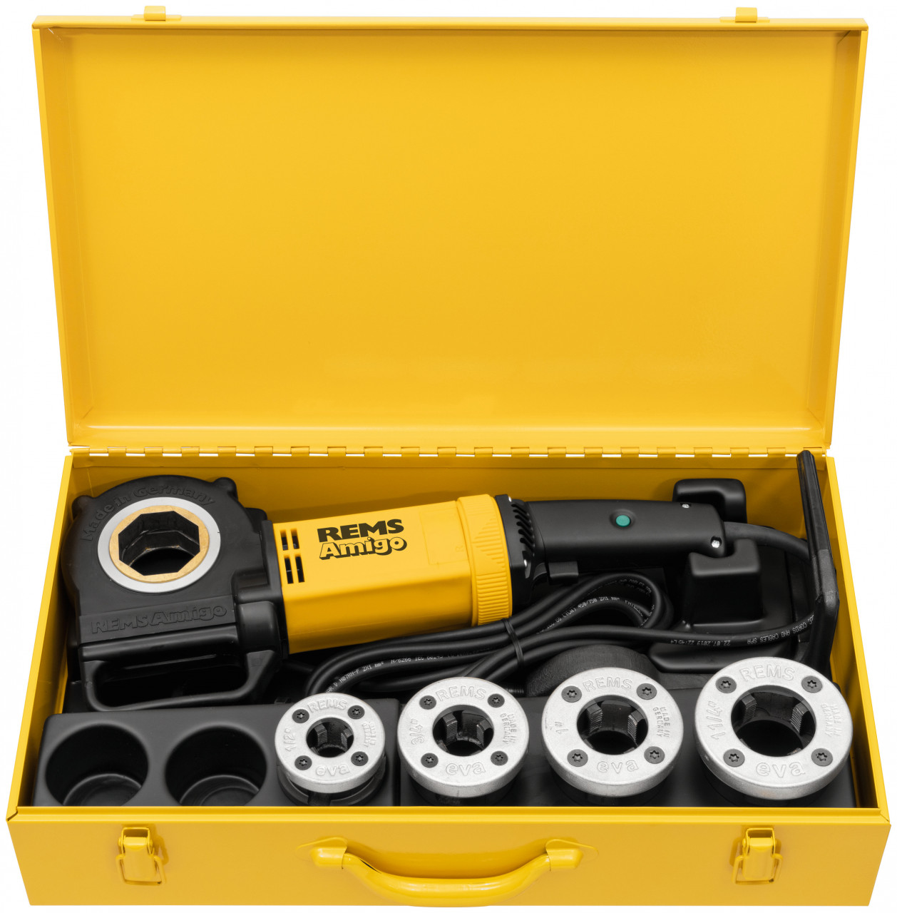 REMS Clupa electrica de filetat Amigo set R 1/2-3/4-1-1 1/4" 530020