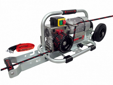 RUNPOTEC, CW 800 E - Vinci cu cabestan, carucior de transport inclus