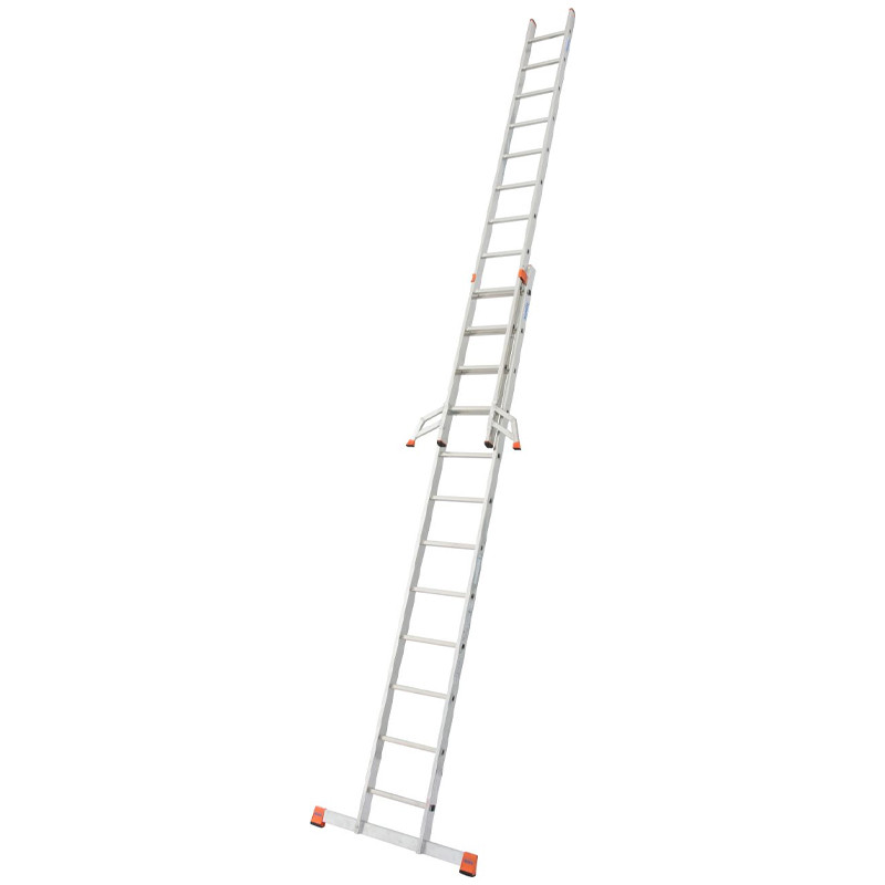 Scara culisanta din aluminiu Monto "Fabilo", 2x12 trepte