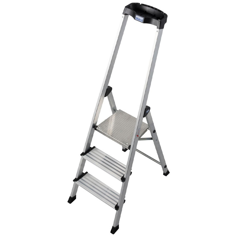 Scara Monto "Safety Plus Line" dubla cu trepte pe o parte, 3 trepte