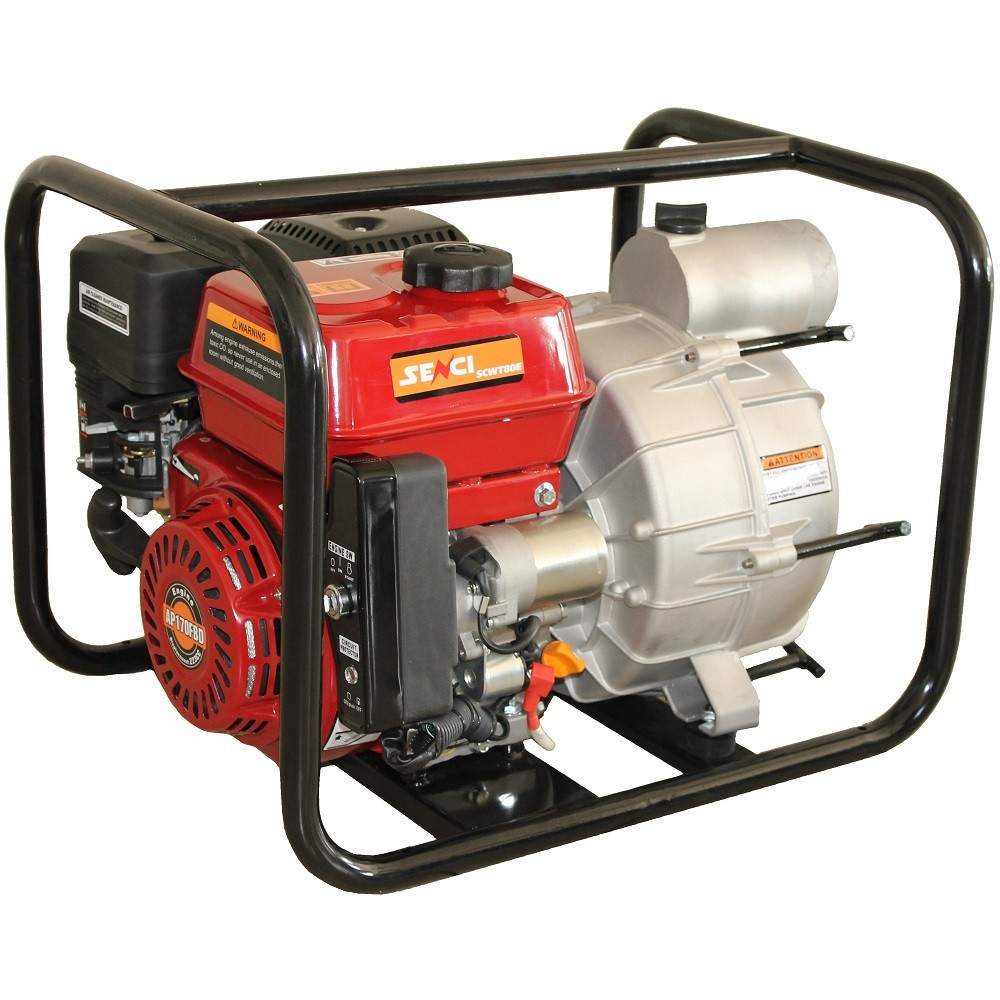 SENCI, Motopompa SCWT-80E, Debit apa: 58 mc/h, Inaltime pompare: 26 m