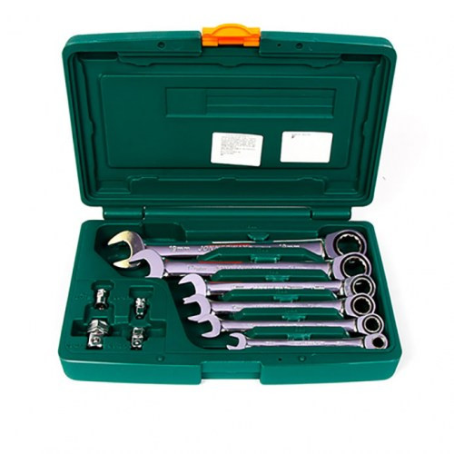 Set 10 piese chei Jonnesway inelare cu clichet 8-19 mm