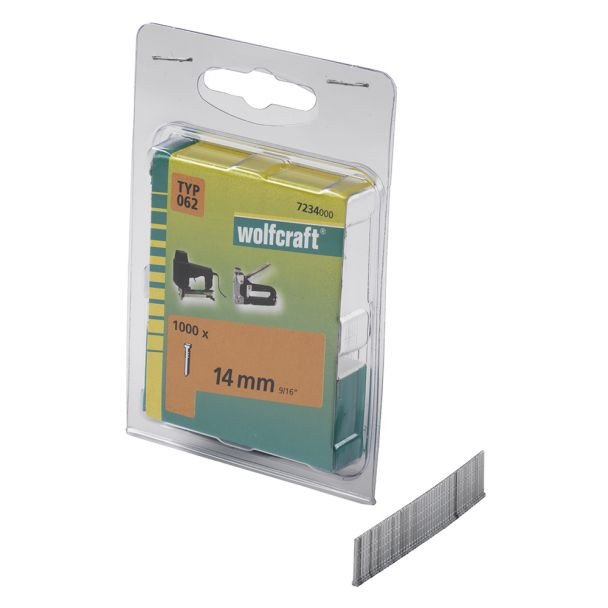 Set 1000 cuie Wolfcarft 7234000, tip 062, 14 mm