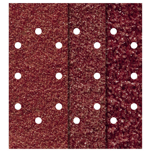Set 15 foi abrazive Wolfcraft 8409000, pentru lemn si metale, Gr. A40, A80, A120, 93x230 mm