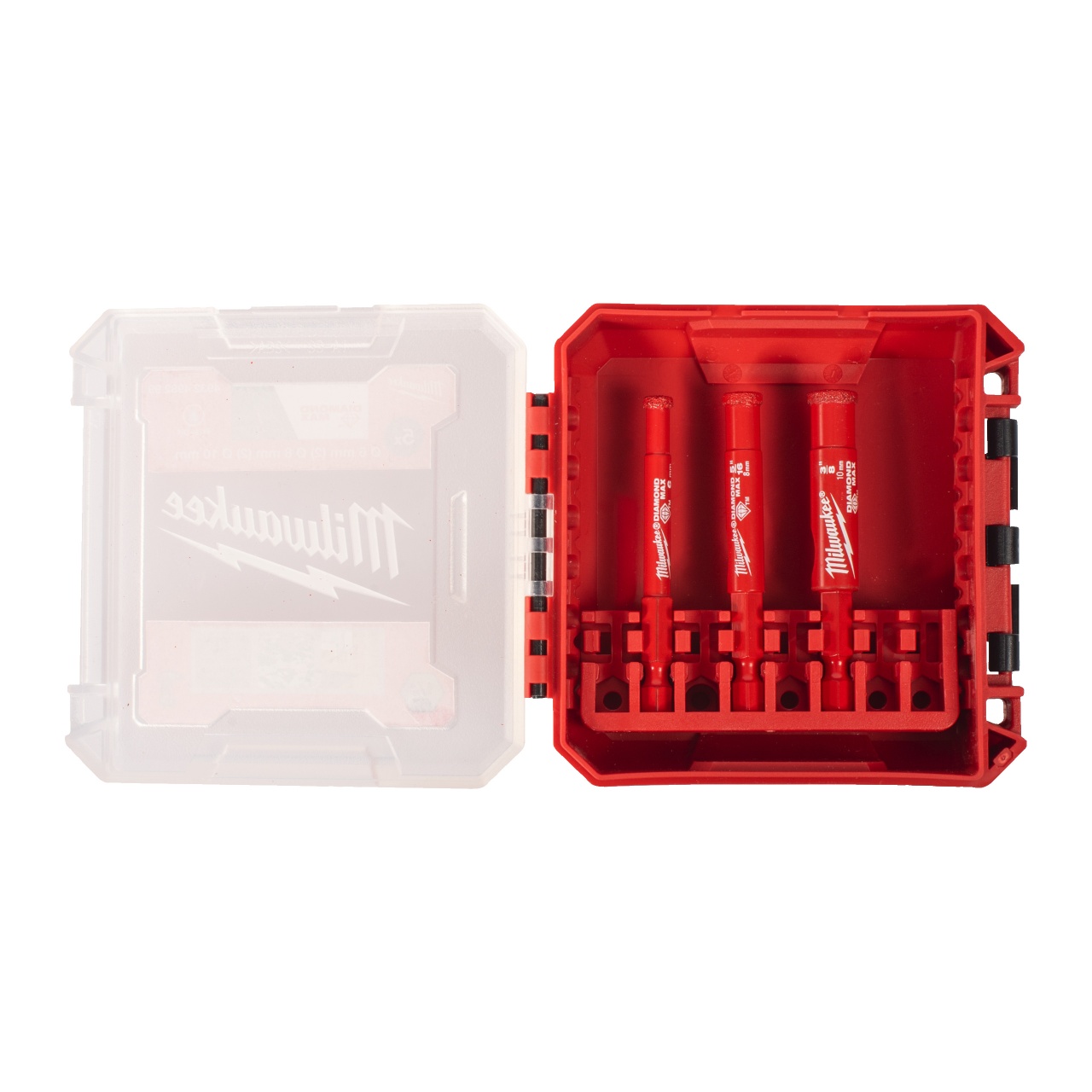 Set 3 burghie MILWAUKEE DIAMOND MAX™ 6, 8, 10mm