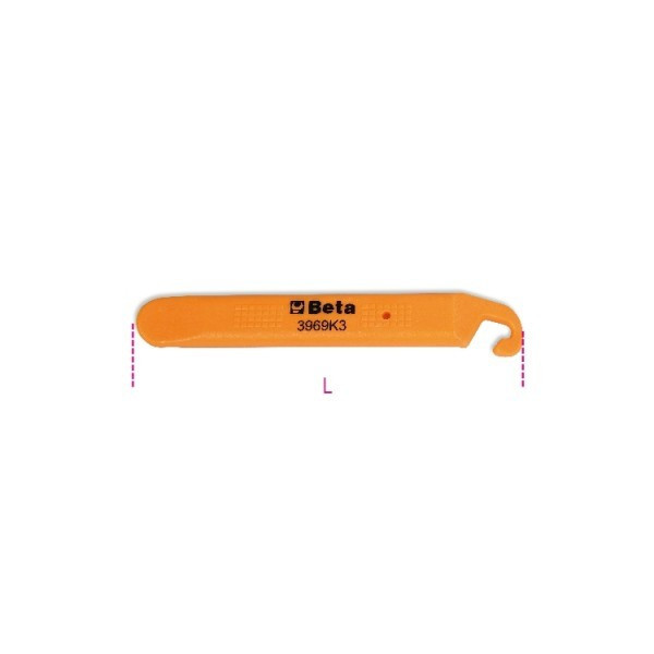 Set 3 leviere roata bicicleta, plastic 3969K3