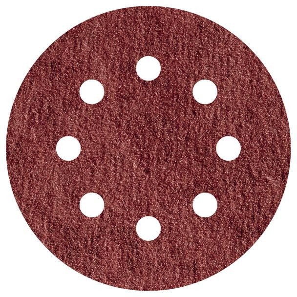 Set 5 foi abrazive Wolfcraft 2072000, prindere velcro, pentru lemn, D 125 mm, P400