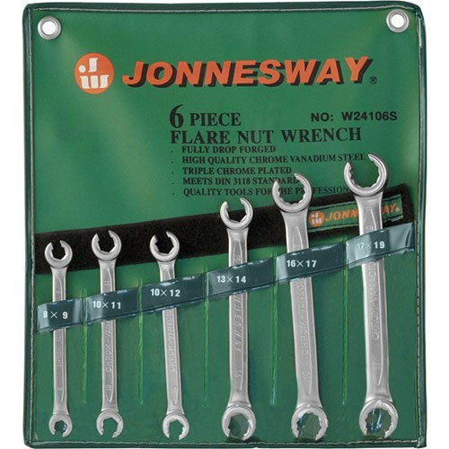 Set 6 buc chei conducte de frana Jonnesway 8-19 mm
