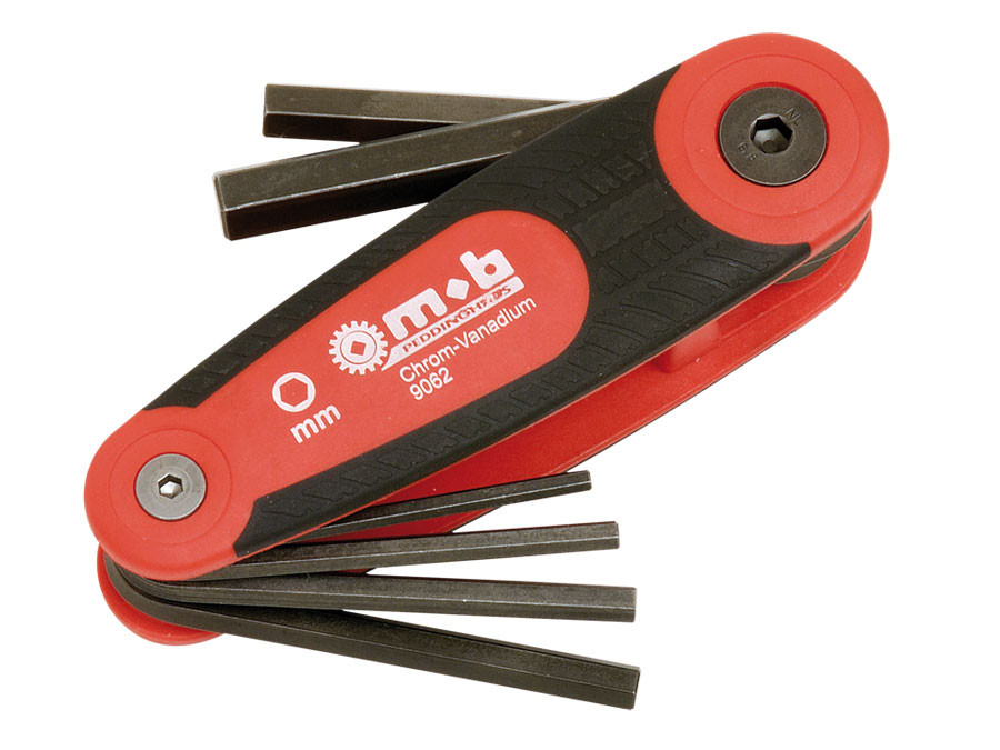 Set 7 chei locas hexagonal tip briceag MOB 2,5-10 mm