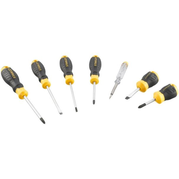 Set 7 surubelnite Stanley STHT16166-0, CushionGrip™, blister