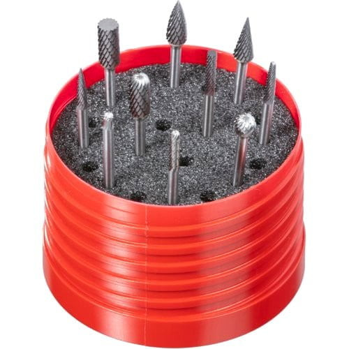 Set Freze Carburi metalice cu tijă de 3 mm – 10 piese