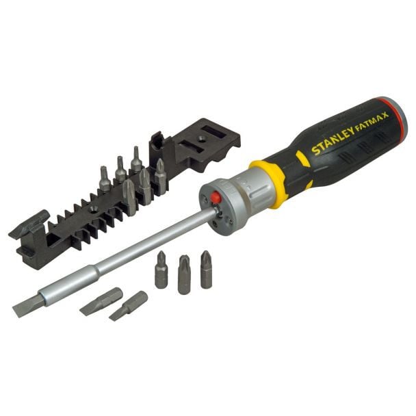 Set surubelnita cu clichet si 12 biti prindere hexagonala Stanley FMHT0-62689