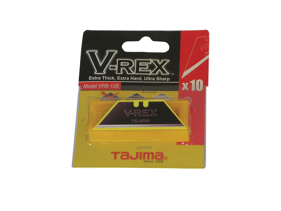 Seturi 10 lame trapezoidale TAJIMA pentru cutter - dreapta
