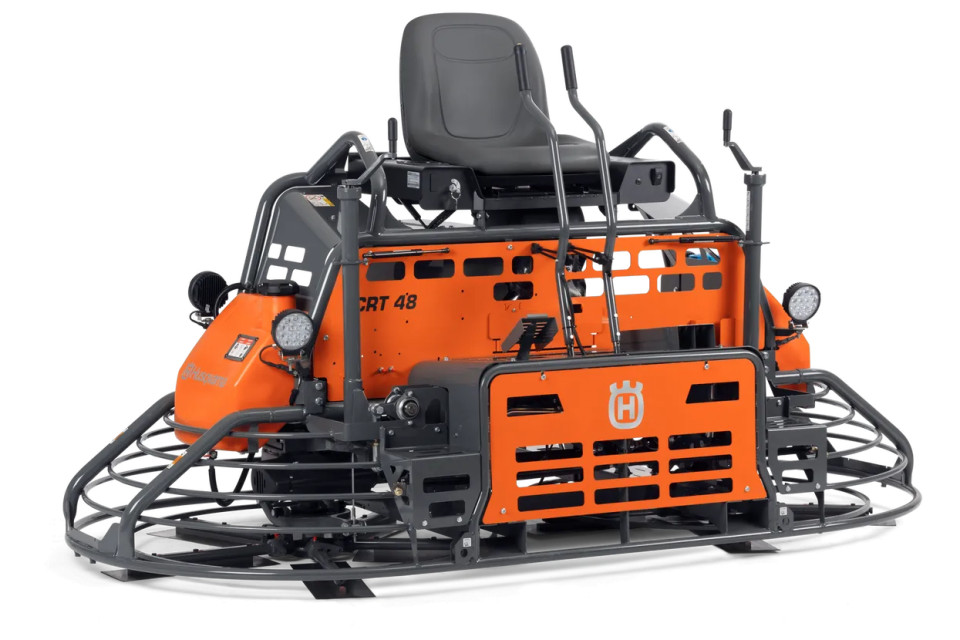 Slefuitor de beton dublu Husqvarna CRT 48-33K Ride-On Trowel, EU12224.5, 1220mm, 23.1kW