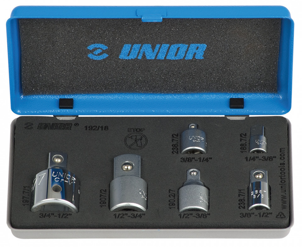 Trusa de adaptoare 1/4" - 3/4" / 6 pcs