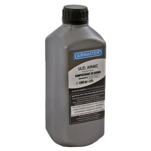 Ulei mineral pentru compresoare cu surub, AIRMASTER ULEI_AIR46C, bidon 1 litru