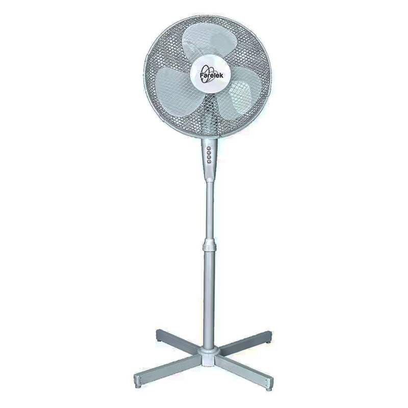 Ventilator pe picior TENESSEE, cu oscilare, 3 viteze, 40cm, 50W, FARLELEK