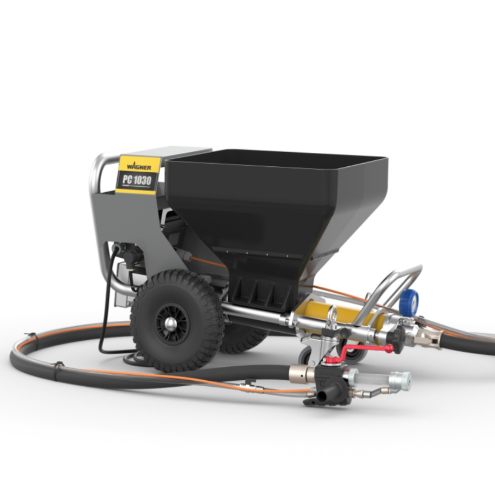 Wagner, Pompa hidraulica, PlastCoat 1030E Spraypack, debit material 15/20/25 l/min., motor electric 2,2 kW Wagner