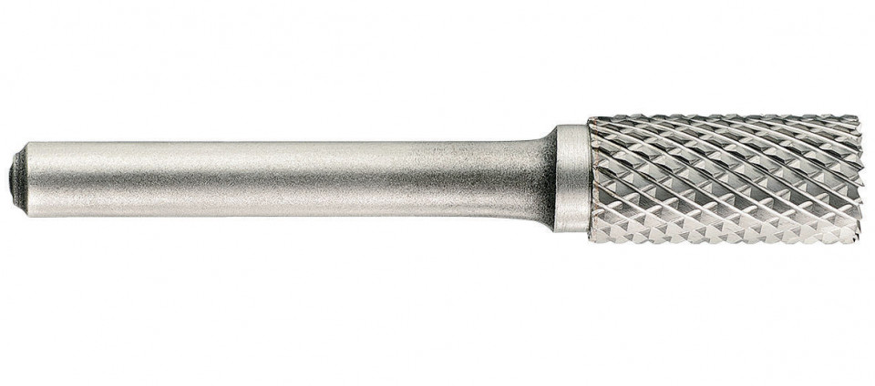 1031631 Freza din carbura de tungsten forma A - cilindrica, cu tais dublu, tip D, DIM 20, Coada 6