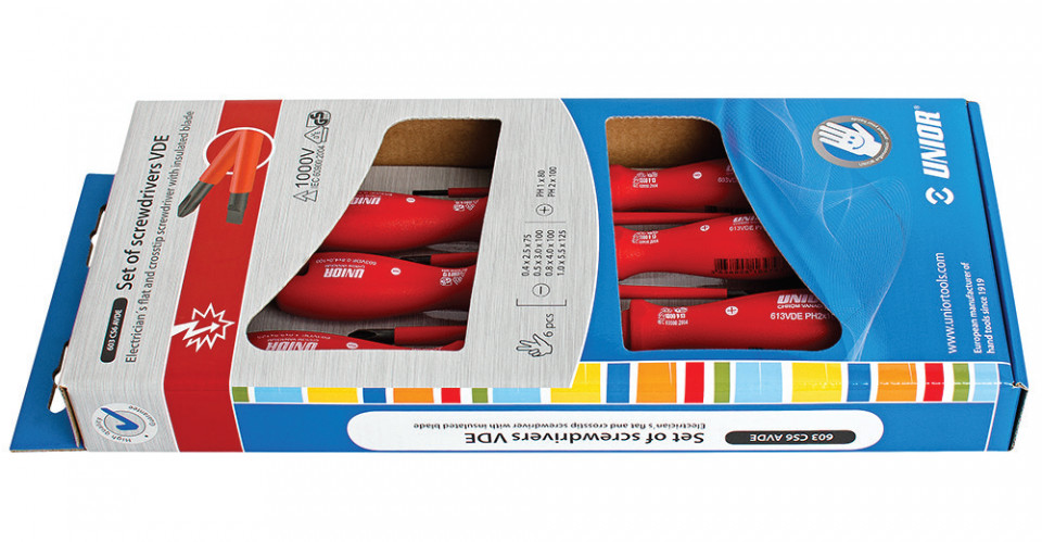 603CS6AVDE Set de surubelnite izolate / 6 piese - 617655