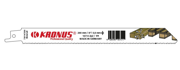 71014/200 Panza Bi-Metal pentru fierastrau sabie pentru paleti, DIM 200 x 19 x 0.9 mm - 900721