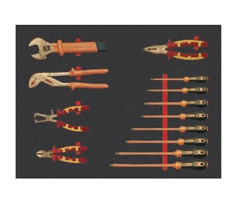 79087 Trusa scule electricieni anti-ex Cu-Be izolat la 1000 V / 13 piese