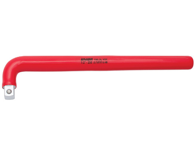 Antrenor articulat cu maner Unior 190.5/2VDEDP 1/2" izolat la 1000 V, L 250 mm