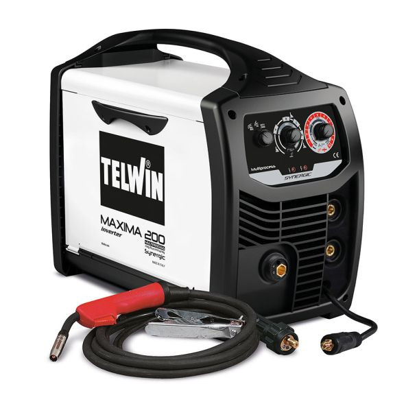 Aparat sudura MIG-MAG Telwin MAXIMA200SYNERGIC, 170 A, sarma otel 0.6-0.8 mm, cu accesorii