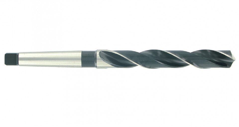 Burghie cilindrice extralungi cu coada conica / Con Morse, pentru metal, similar DIN 1870 (NFE 66076), HSS, tip N, 118, seria l, DIM 18x300x400 mm