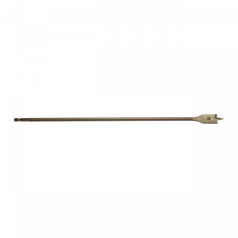 Burghie plate Milwaukee (Lungime totală (mm): 400, Tijă prindere: ¼″ Hex, Ø (mm): 19)