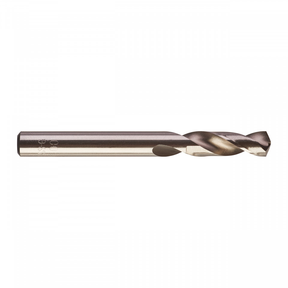 Burghie scurte MILWAUKEE HSS Ground pentru metal - DIN 1897 Ø 8x37x79 mm - set 5 buc