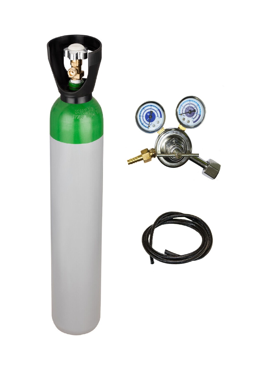 Butelie din otel PLINA cu corgon 10 litri/200bari cu reductor presiune