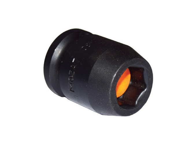 Cap cheie tubulara de impact cu magnet ASW 3/8" 6 laturi, scurta 1/2" L30mm