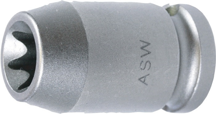 Cap cheie tubulara de impact cu profil TORX® interior ASW 1/2", E18 L38mm