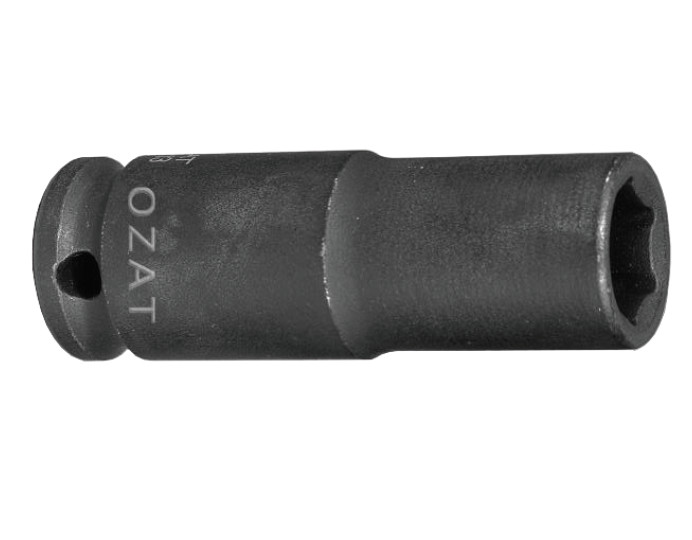 Cap cheie tubulara impact OZAT 1/2" 6 laturi, lunga, 36mm L78mm