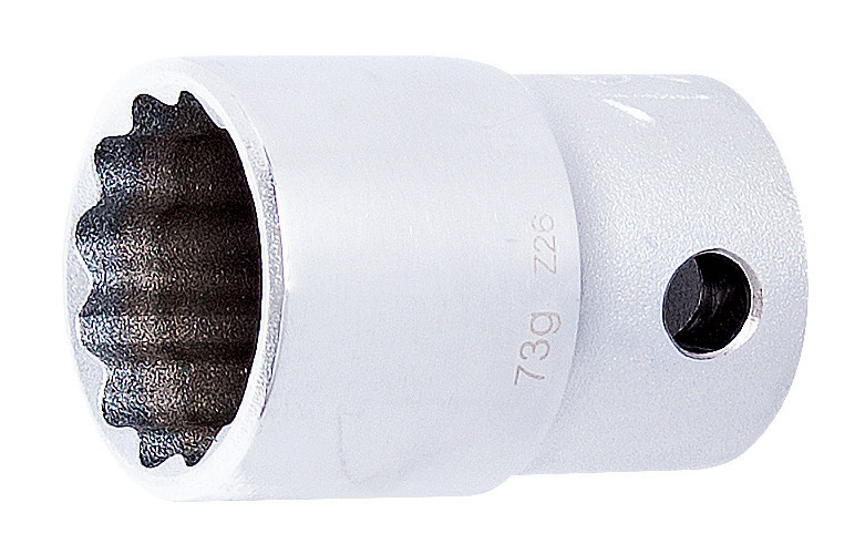 Capete chei tubulare Unior 190/1 12P-H 1/2" cu 12 laturi, DIM 36