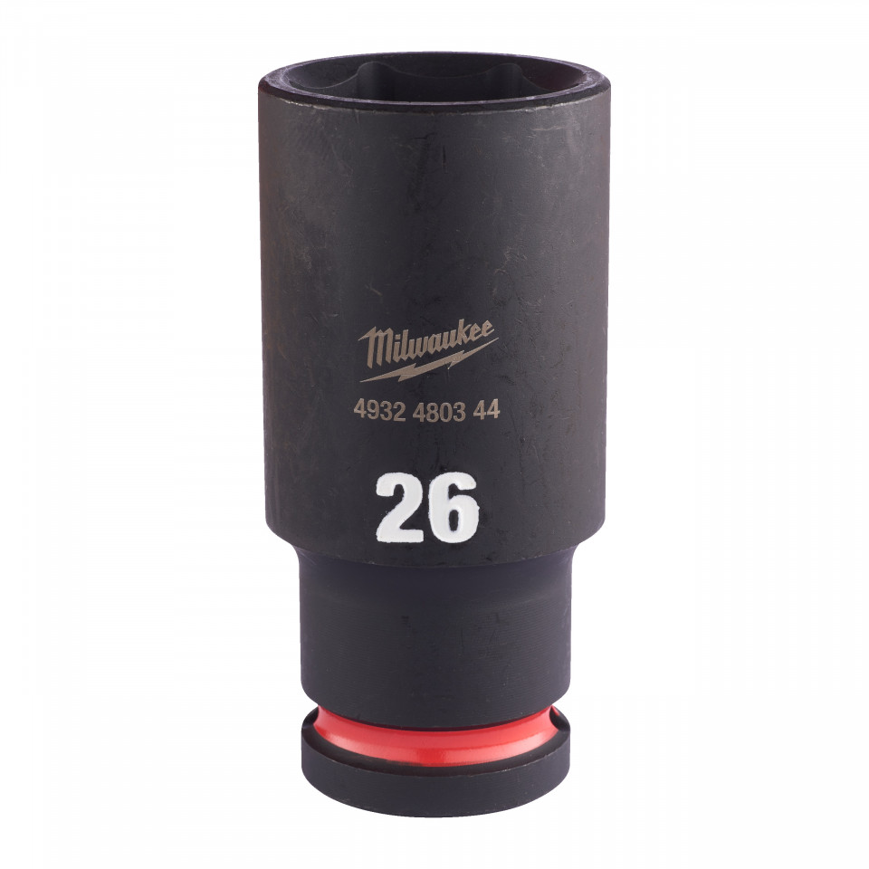 Cheie tubulara de impact 1/2" MILWAUKEE SHOCKWAVE™ IMPACT DUTY - lungi 26 mm L78mm