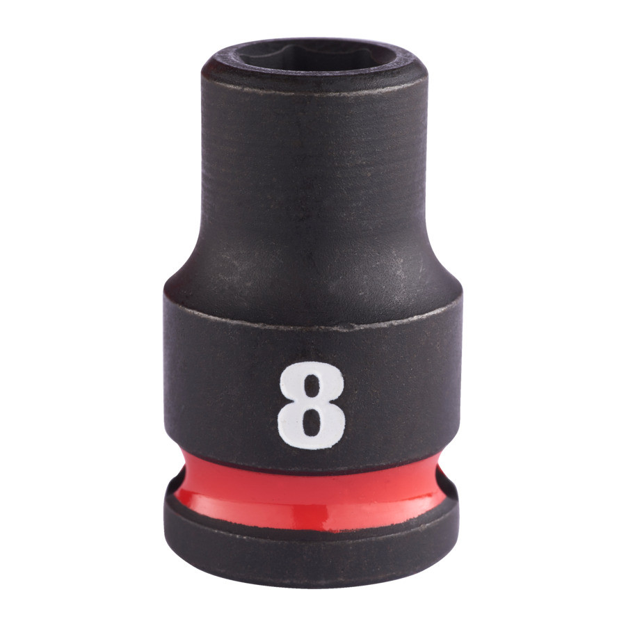 Cheie tubulară de impact MILWAUKEE SHOCKWAVE™ IMPACT DUTY, 3/8" IMPACT SOCKET STD 8mm L32mm