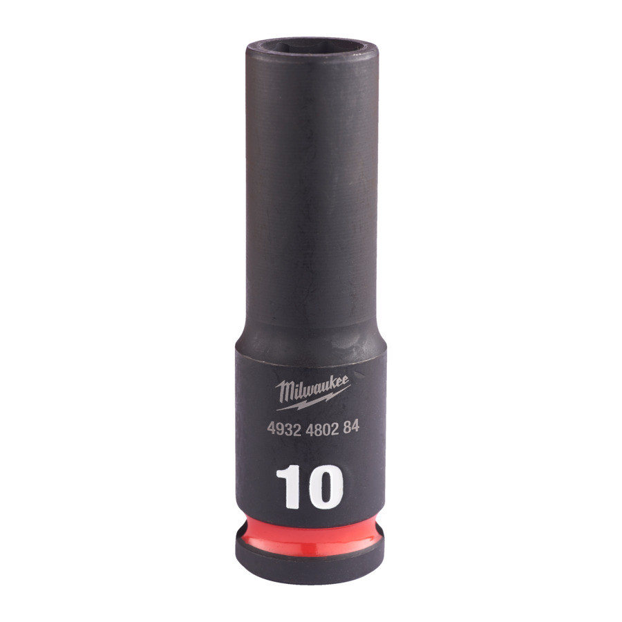 Cheie tubulară de impact MILWAUKEE SHOCKWAVE™ IMPACT DUTY, 3/8" IMPACT SOCKET DEEP 10mm L65mm