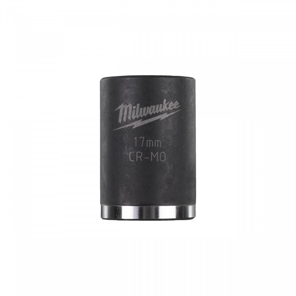 Cheie tubulară de impact MILWAUKEE ShW 3/8, scurtă 17mm L32mm