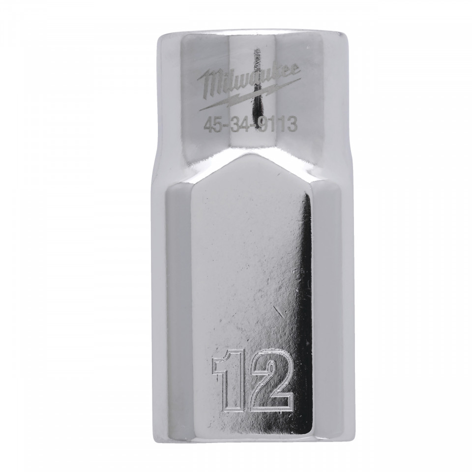 Cheie tubulară Milwaukee 1/2, sistem metric, 12mm, scurtă