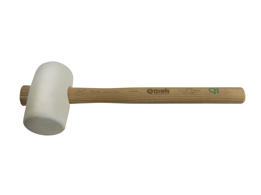 Ciocan cauciuc faianțar, alb MOB 500 g 65 mm