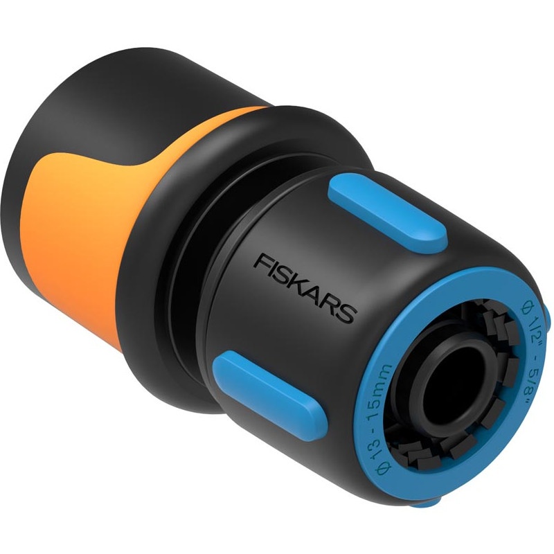 Conector furtun 1/2-5/8" (13-15 mm), Fiskars, din plastic