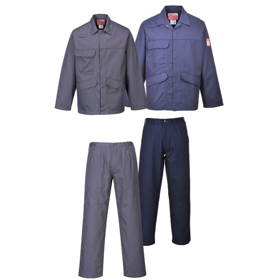 Costum haine de lucru ignifuge 330 gr, jacheta + pantalon talie