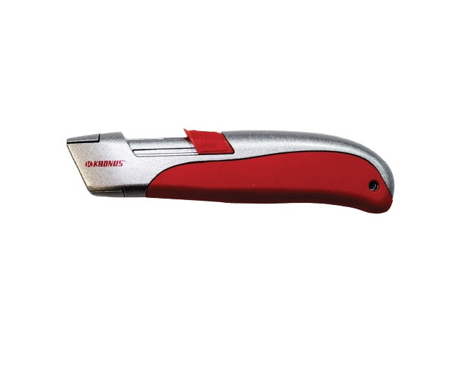 Cutter cu dubla securitate autoretractabil cu set 10 lame SK5, L 160, B 18