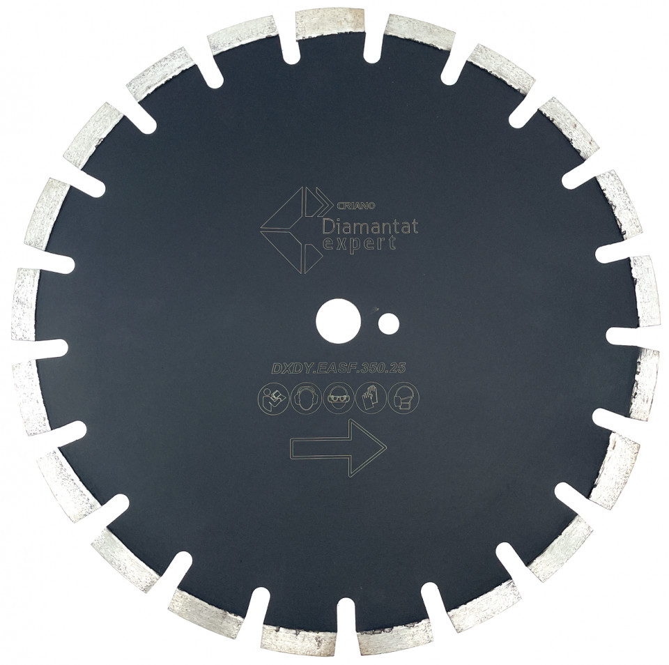 Disc DiamantatExpert pt. Asfalt, Caramida & Abrazive 450mm Profesional Standard - DXDY.EASF.450.25