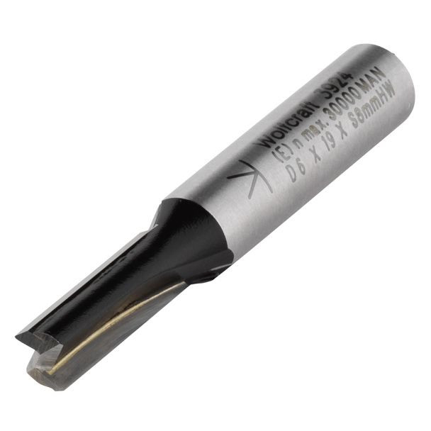 Freza pentru nuturi Wolfcraft 3924000, 6x16 mm, tija 8 mm